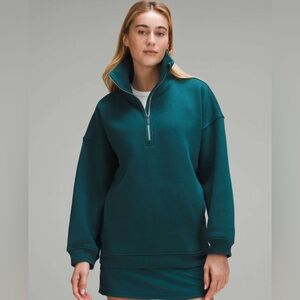 Lululemon Thick Fleece Half Zip Pullover size XL/XXL in Storm Teal